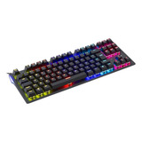 Teclado Iluminado Led Rainbow Switch Blue Usb Original