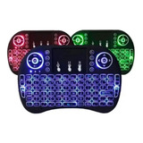 Teclado Led Com Luzes Bluetooth Mini Controle Cor De Teclado Coloridos