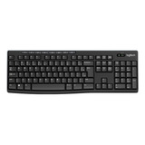 Teclado Logitech K270 Sem Fio Multimídia Wireless Usb Abnt2 