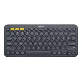 Teclado Logitech K380 Bluetooth Multidevice Preto Sem Fio
