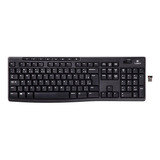 Teclado Logitech Membrana K270 Multimídia Abnt2 Sem Fio