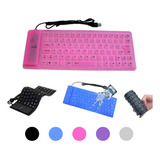 Teclado Macio Usb P Noteboock Pc Silencioso À Prova D água
