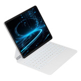 Teclado Mágico capa Sem Fio Para iPad Pro 12 9 2018 2022 Cor Branco
