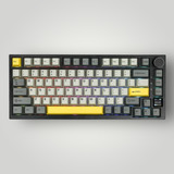 Teclado Mecânico Ajazz Ak820 Pro Rgb Com Tela Trimode 2 4ghz Cor De Teclado Cinza Idioma Inglês Us Internacional