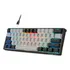 Teclado Mecânico Gamer Aula 60% Switch Blue Rgb Com Software