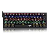 Teclado Mecanico Gamer Fizz Rainbow Preto