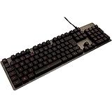 Teclado Mecânico Gamer Logitech G413 Carbon Com Layout ABNT2 Iluminação Vermelha USB Passthrough E Switch Exclusivo Romer G