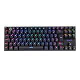 Teclado Mecânico Gamer Mancer Ghoul MK2 RGB ABNT2 Switch Huano Azul Preto MCR GHM2 RGB01BU