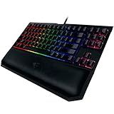 Teclado Mecânico Gamer Razer Blackwidow Tournament V2 Chroma Switch Yellow Preto