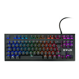 Teclado Mecânico Rgb Evus Tc 07b Earthquake Red Switch