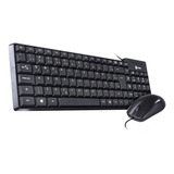 Teclado Mouse Dynamic Abnt2 1000 Dpi Usb 1 8 Metros Preto