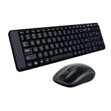 Teclado mouse Logitech Mk220 Wifi Preto 920 004431