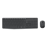Teclado mouse Logitech Mk235 Wifi Cinza 920 007903