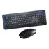 Teclado Mouse Sem Fio Multilaser Tc 250 Bateria Recarregável Usb Multi Tc250 Cor Do Mouse Preto Cor Do Teclado Preto