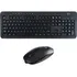 Teclado Mouse Sem Fio Usb Abnt2 Preto Recarregável Multimidi