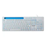 Teclado Multilaser Branco Com