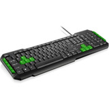Teclado Multilaser Gamer Teclas Verdes Usb Tc201