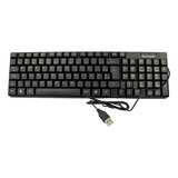 Teclado Multilaser Padrão Usb Slim Preto Laser Tc193bu