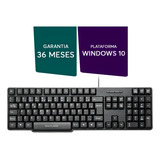 Teclado Multilaser Slim Usb Preto Tc213