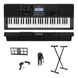 Teclado Musical Casio Ct x800 Usb 61 Teclas Suporte Pedal