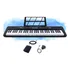 Teclado Musical Kobe Kb 300 61 Teclas Sensitivas C  Pedal Cor Preto