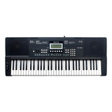 Teclado Musical Revas Kb 330 61 Teclas Preto Com Kit