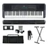 Teclado Musical Yamaha Psr-e283 61 Teclas Suporte Capa Pedal