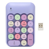 Teclado Numerico Portatil Violeta