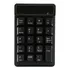 Teclado Numérico Sem Fio, Teclado Numérico, Preto, 19 Teclas