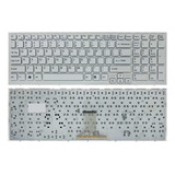 Teclado Para Sony Branco Pcg-71311n Pcg-71311x Moldura Us