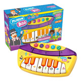 Teclado Pianinho Mundo Bita Brinquedo Musical 3 Anos Fun