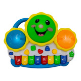 Teclado Piano Bebê Infantil Com Som De Animais E Luzes