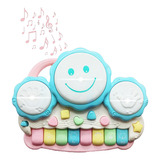 Teclado Piano Musical Bebê Brinquedo Infantil Divertido Drum Cor Tambor Rosa