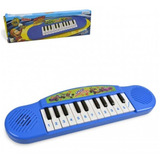 Teclado Piano Musical Infantil Mickey Mouse Brinquedo Cor Azul 110v