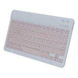 Teclado Português Abnt2 Para Galaxy Tab S6 Lite Rosa