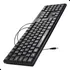 Teclado Preto Com Fio Usb Qwerty Português Brasil