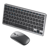Teclado Recarregável Mouse Recarregável Para Macbook Air 13
