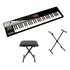 Teclado Roland Workstation Xps10 61 Teclas + Banco + Suporte