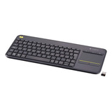 Teclado S Fio C Mouse Touch K400 Plus Logitech