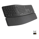 Teclado Sem Fio Ergo K860 Com Layout Dividido Preto Logitech
