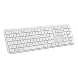 Teclado Sem Fio Signature Slim K950 Branco Logitech