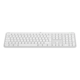 Teclado Sem Fio Signature Slim K950 Branco Logitech