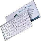 Teclado Sem Fio Ultra Fino Bluetooth Para Tablet E Celular Computador Android Note Com Tecla Ç Tecla COMMAND Padrão ABNT2 Layout Nacional Brasileiro Cinza Metalizado 