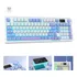 Teclado Silencioso Retroiluminado Sem Fio 2.4g+bluetooth