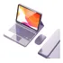 Teclado Touch + Mouse + Capa Para iPad Air (a1474) 9.7in