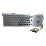 Teclado Trackball Inox Industrial