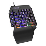 Teclado Uma Mão Gamer Rgb Single hand Semi Mecãnico P Jogos
