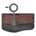 Teclado Usb Ergonômico Com Fio Arteck Com Pulso Acolchoado..