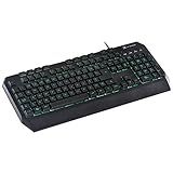 TECLADO USB GAMER DRACO COM MACROS- MULTIMIDIA LED 3 CORES CABO 1-8 METROS ABNT2 PRETO - GT400 - VINIK