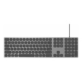 Teclado Via Usb Para Macbook Preto